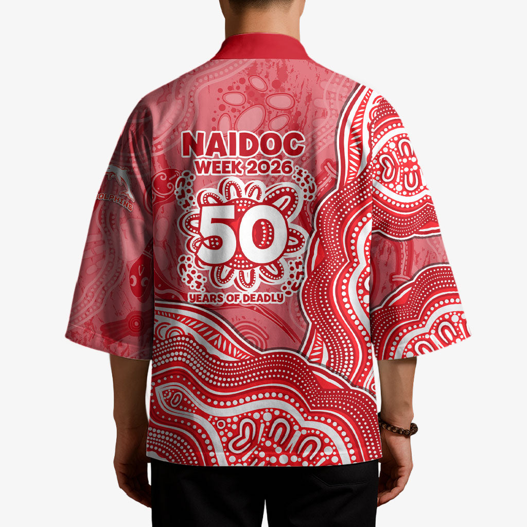 Dolphins NAIDOC Week 2026 Kimono First Nations of Australia Aboriginal Mascot Rugby