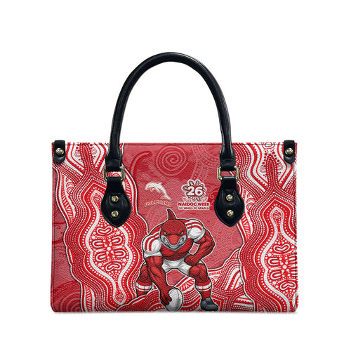 Dolphins NAIDOC Week 2026 Leather Bag First Nations of Australia Aboriginal Mascot Rugby