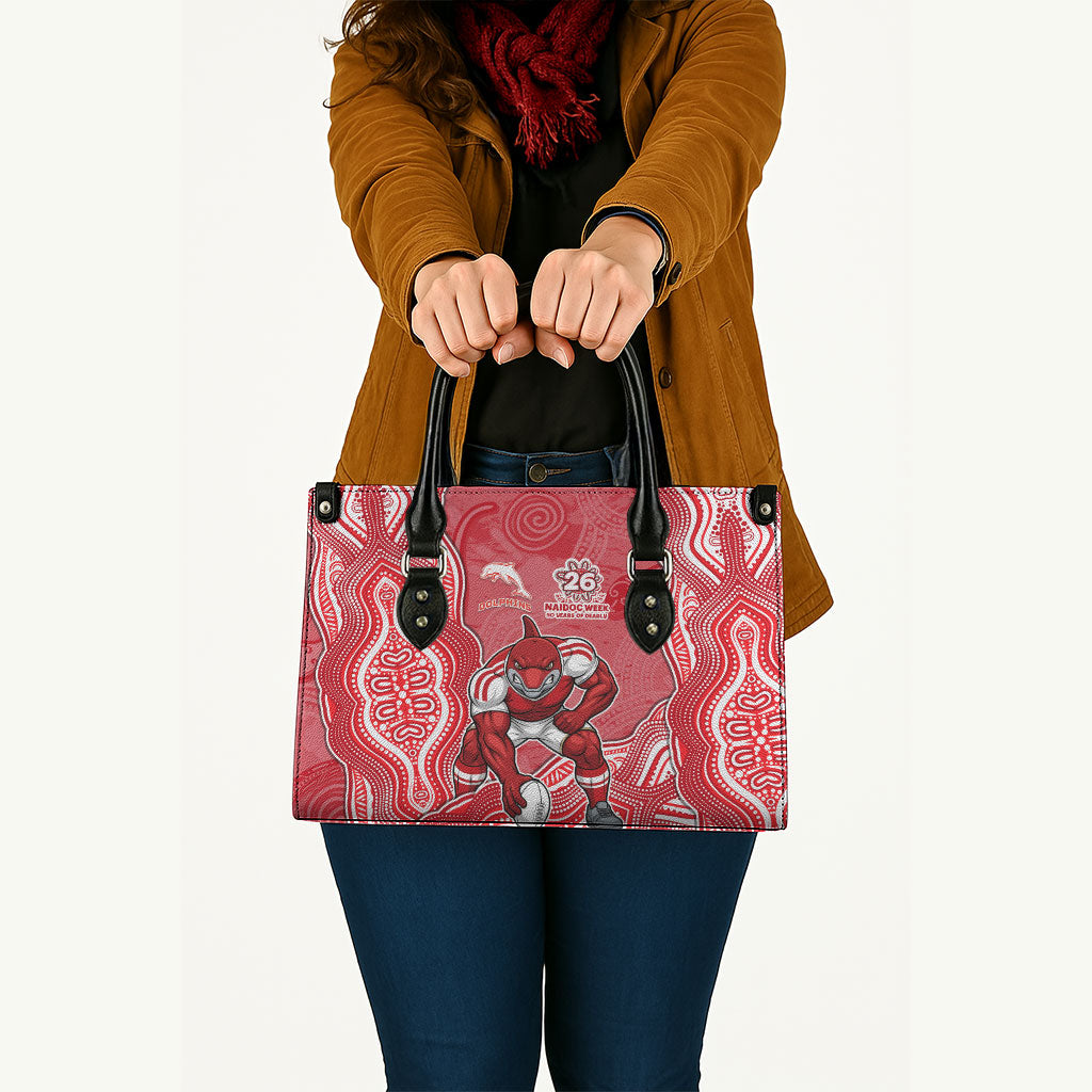 Dolphins NAIDOC Week 2026 Leather Bag First Nations of Australia Aboriginal Mascot Rugby