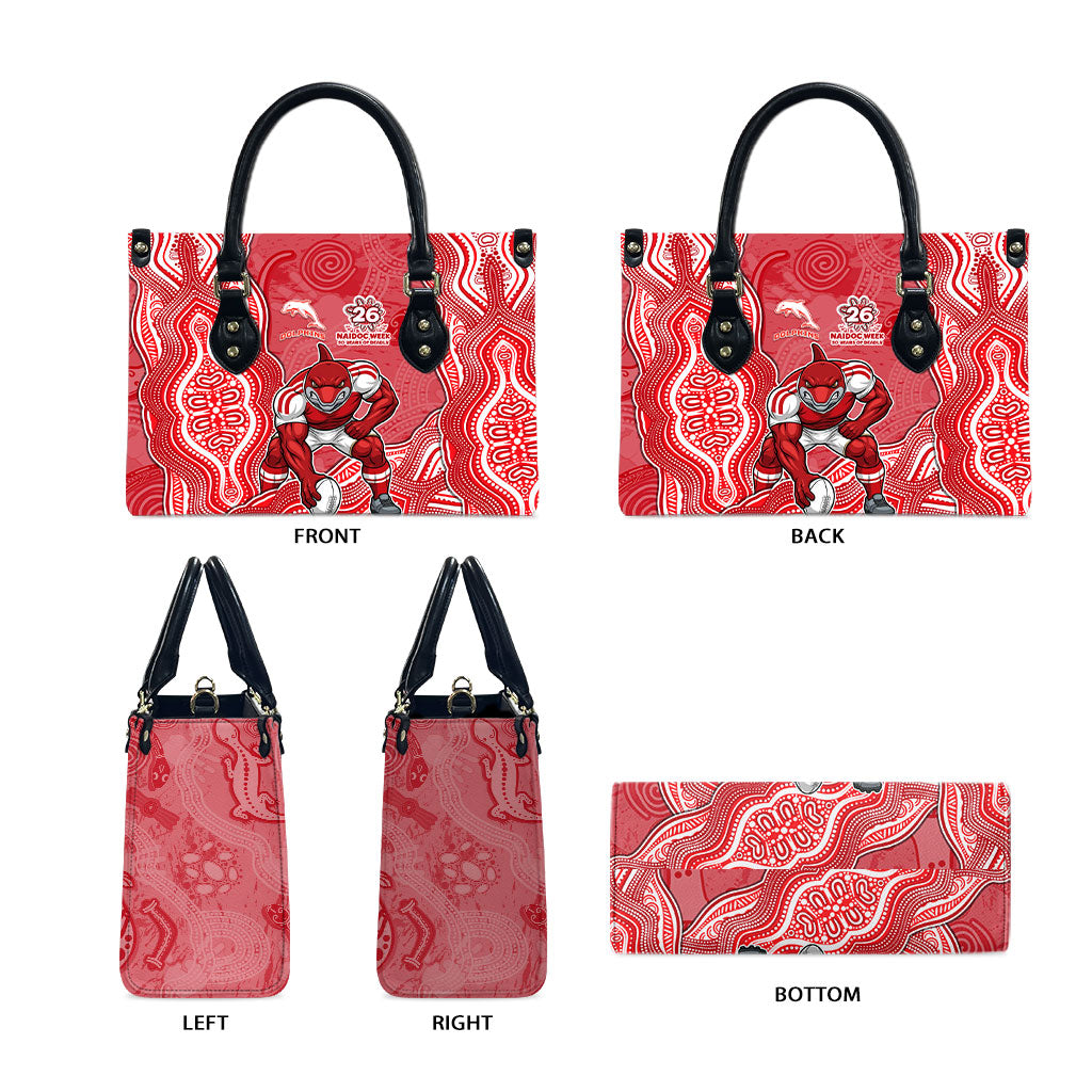 Dolphins NAIDOC Week 2026 Leather Bag First Nations of Australia Aboriginal Mascot Rugby