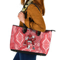 Dolphins NAIDOC Week 2026 Leather Tote Bag First Nations of Australia Aboriginal Mascot Rugby
