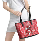 Dolphins NAIDOC Week 2026 Leather Tote Bag First Nations of Australia Aboriginal Mascot Rugby