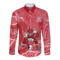 Dolphins NAIDOC Week 2026 Long Sleeve Button Shirt First Nations of Australia Aboriginal Mascot Rugby