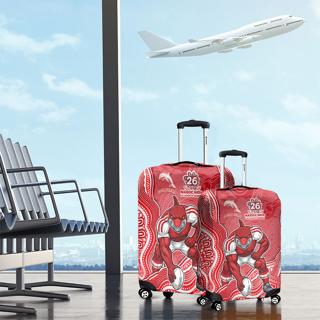 Dolphins NAIDOC Week 2026 Luggage Cover First Nations of Australia Aboriginal Mascot Rugby