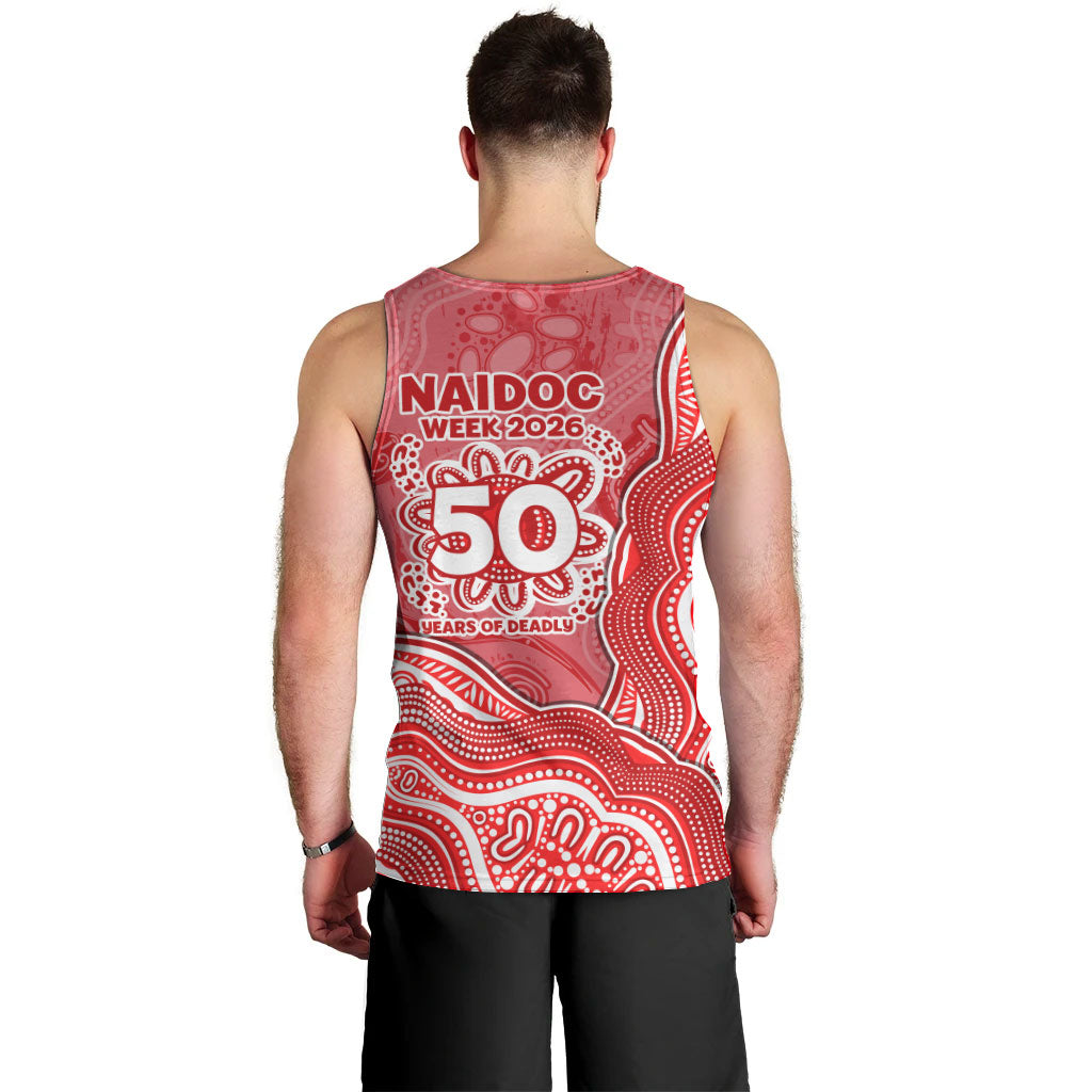 Dolphins NAIDOC Week 2026 Men Tank Top First Nations of Australia Aboriginal Mascot Rugby
