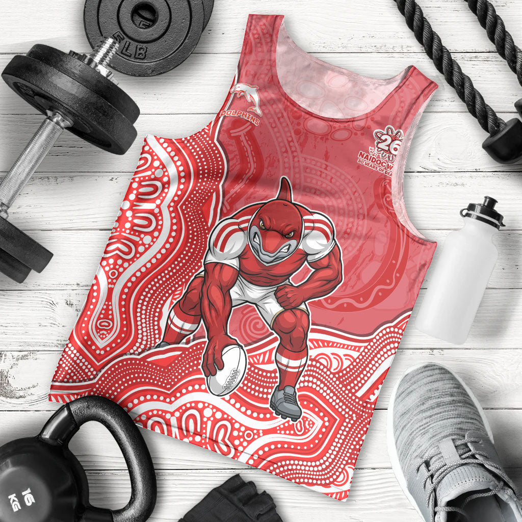 Dolphins NAIDOC Week 2026 Men Tank Top First Nations of Australia Aboriginal Mascot Rugby