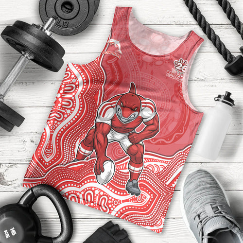 Dolphins NAIDOC Week 2026 Men Tank Top First Nations of Australia Aboriginal Mascot Rugby
