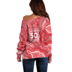 Dolphins NAIDOC Week 2026 Off Shoulder Sweater First Nations of Australia Aboriginal Mascot Rugby