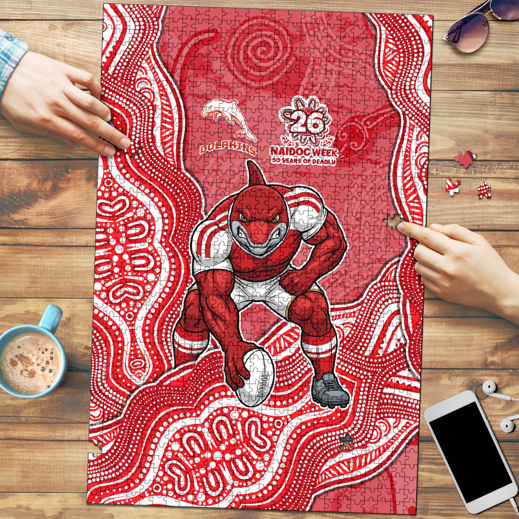 Dolphins NAIDOC Week 2026 Puzzle First Nations of Australia Aboriginal Mascot Rugby