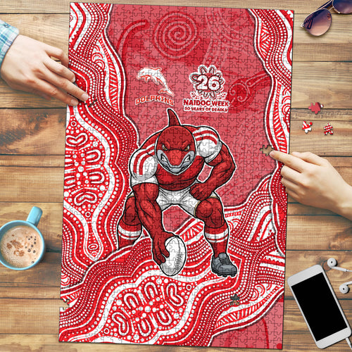 Dolphins NAIDOC Week 2026 Puzzle First Nations of Australia Aboriginal Mascot Rugby