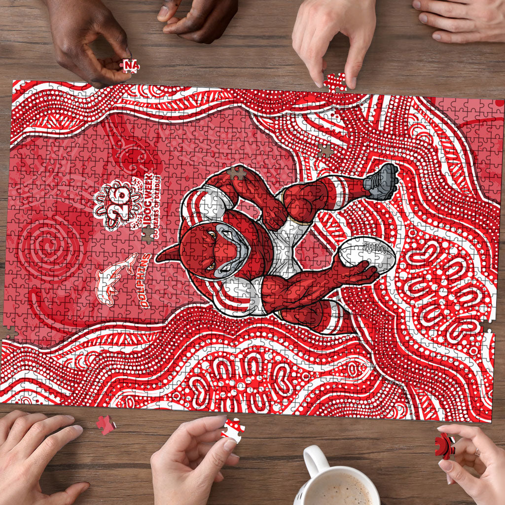 Dolphins NAIDOC Week 2026 Puzzle First Nations of Australia Aboriginal Mascot Rugby