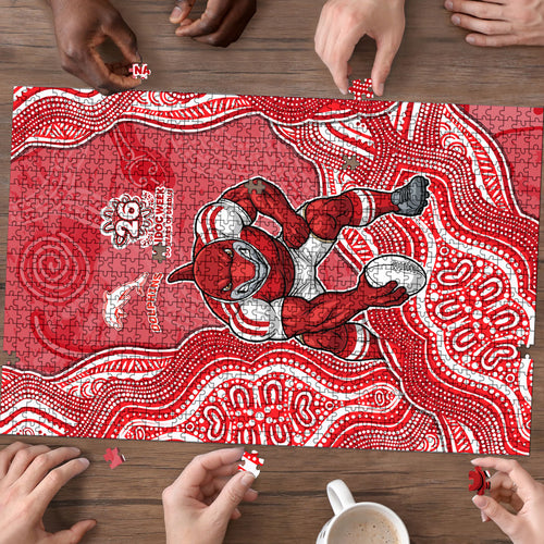 Dolphins NAIDOC Week 2026 Puzzle First Nations of Australia Aboriginal Mascot Rugby