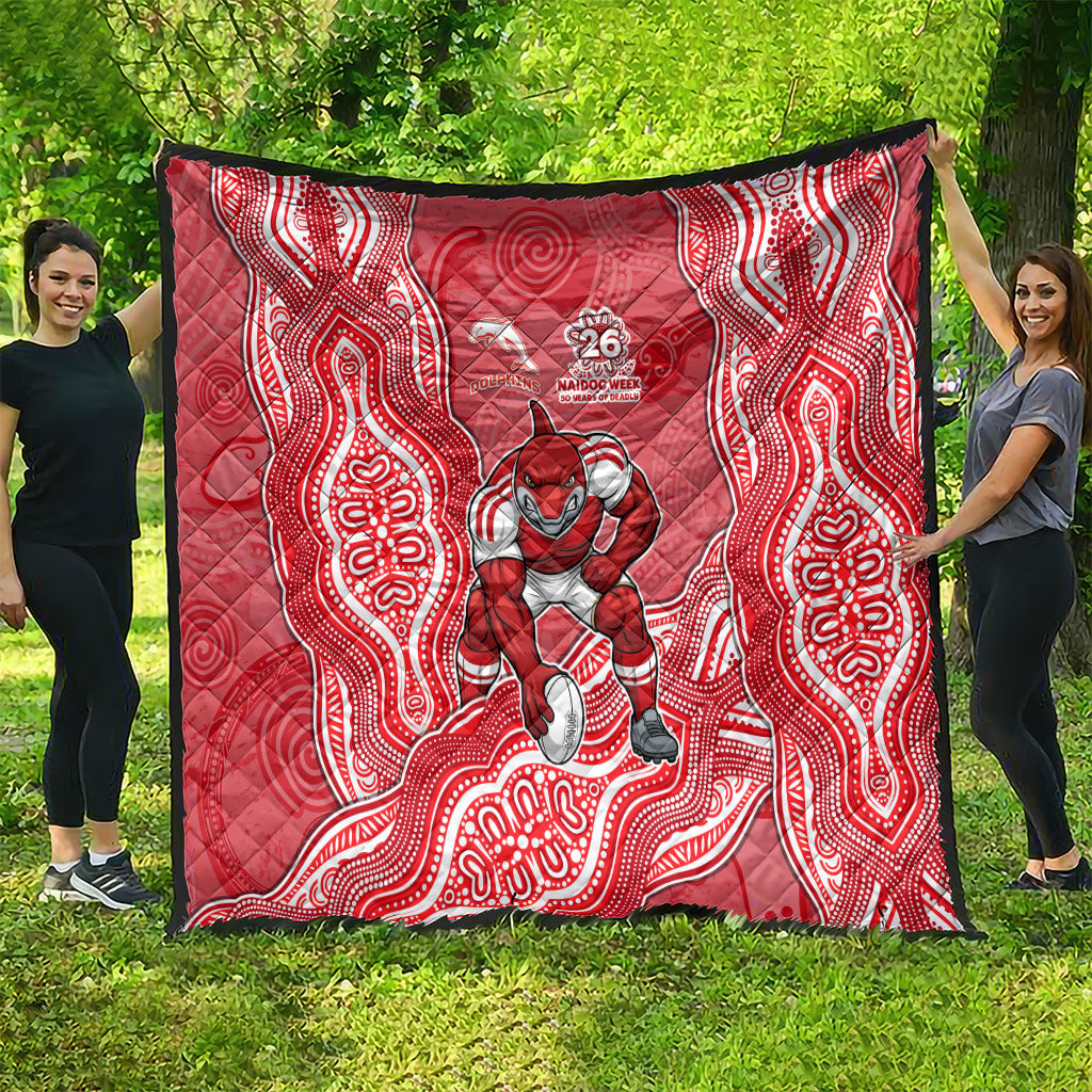 Dolphins NAIDOC Week 2026 Quilt First Nations of Australia Aboriginal Mascot Rugby