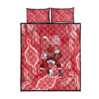 Dolphins NAIDOC Week 2026 Quilt Bed Set First Nations of Australia Aboriginal Mascot Rugby