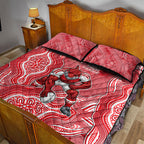 Dolphins NAIDOC Week 2026 Quilt Bed Set First Nations of Australia Aboriginal Mascot Rugby