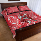 Dolphins NAIDOC Week 2026 Quilt Bed Set First Nations of Australia Aboriginal Mascot Rugby