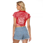 Dolphins NAIDOC Week 2026 Raglan Cropped T Shirt First Nations of Australia Aboriginal Mascot Rugby