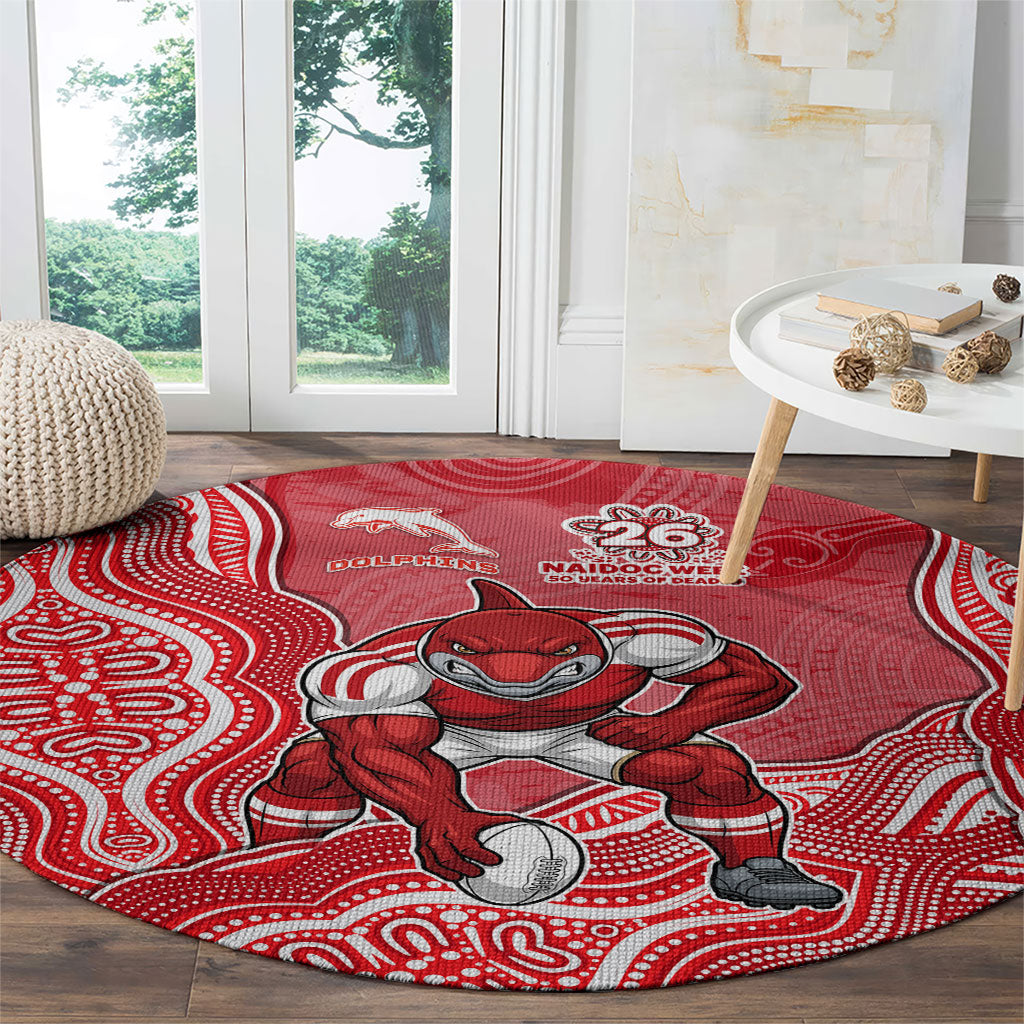 Dolphins NAIDOC Week 2026 Round Carpet First Nations of Australia Aboriginal Mascot Rugby
