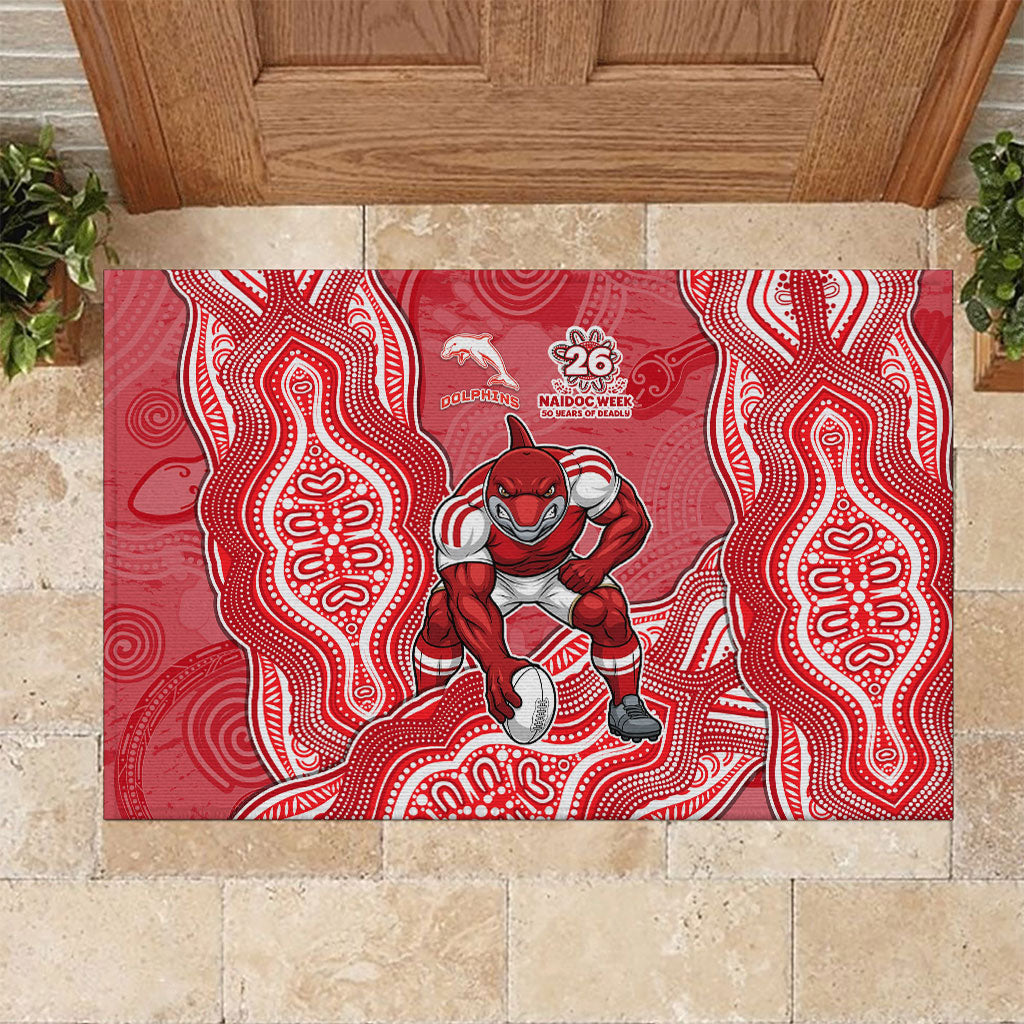 Dolphins NAIDOC Week 2026 Rubber Doormat First Nations of Australia Aboriginal Mascot Rugby