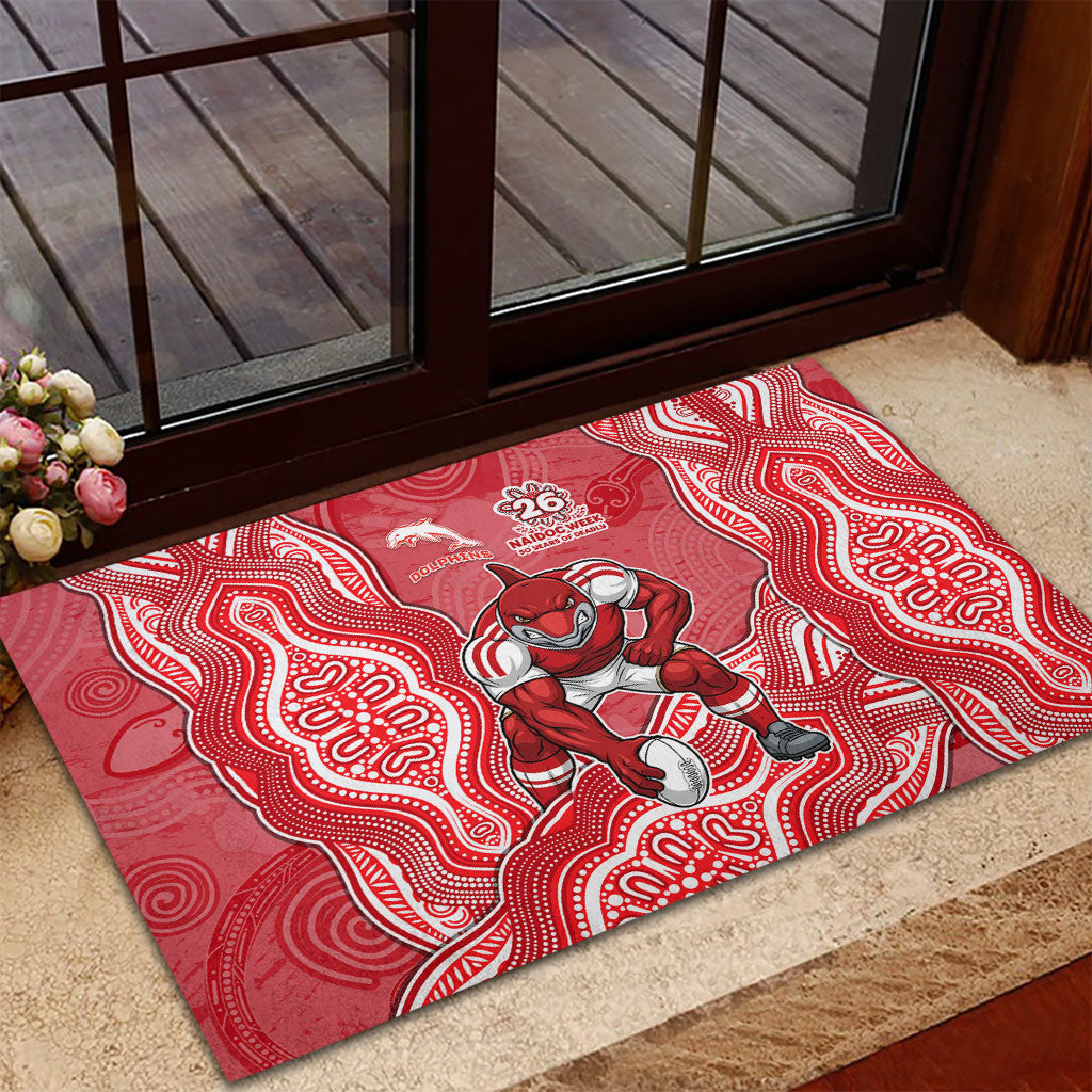 Dolphins NAIDOC Week 2026 Rubber Doormat First Nations of Australia Aboriginal Mascot Rugby