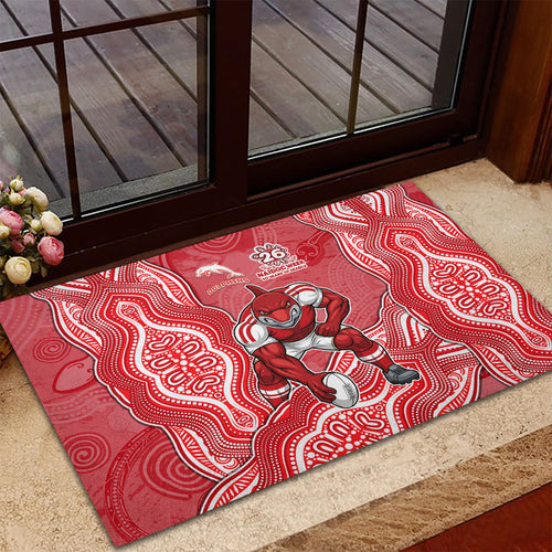 Dolphins NAIDOC Week 2026 Rubber Doormat First Nations of Australia Aboriginal Mascot Rugby
