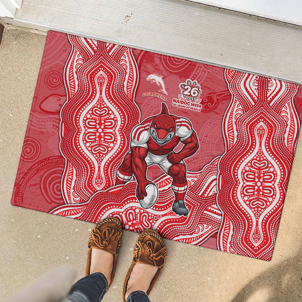 Dolphins NAIDOC Week 2026 Rubber Doormat First Nations of Australia Aboriginal Mascot Rugby