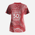 Dolphins NAIDOC Week 2026 Scrub Top First Nations of Australia Aboriginal Mascot Rugby