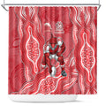 Dolphins NAIDOC Week 2026 Shower Curtain First Nations of Australia Aboriginal Mascot Rugby