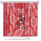 Dolphins NAIDOC Week 2026 Shower Curtain First Nations of Australia Aboriginal Mascot Rugby
