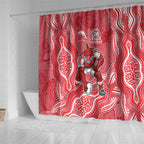 Dolphins NAIDOC Week 2026 Shower Curtain First Nations of Australia Aboriginal Mascot Rugby