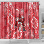 Dolphins NAIDOC Week 2026 Shower Curtain First Nations of Australia Aboriginal Mascot Rugby