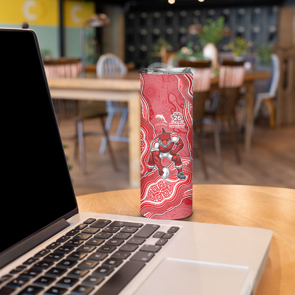 Dolphins NAIDOC Week 2026 Skinny Tumbler First Nations of Australia Aboriginal Mascot Rugby