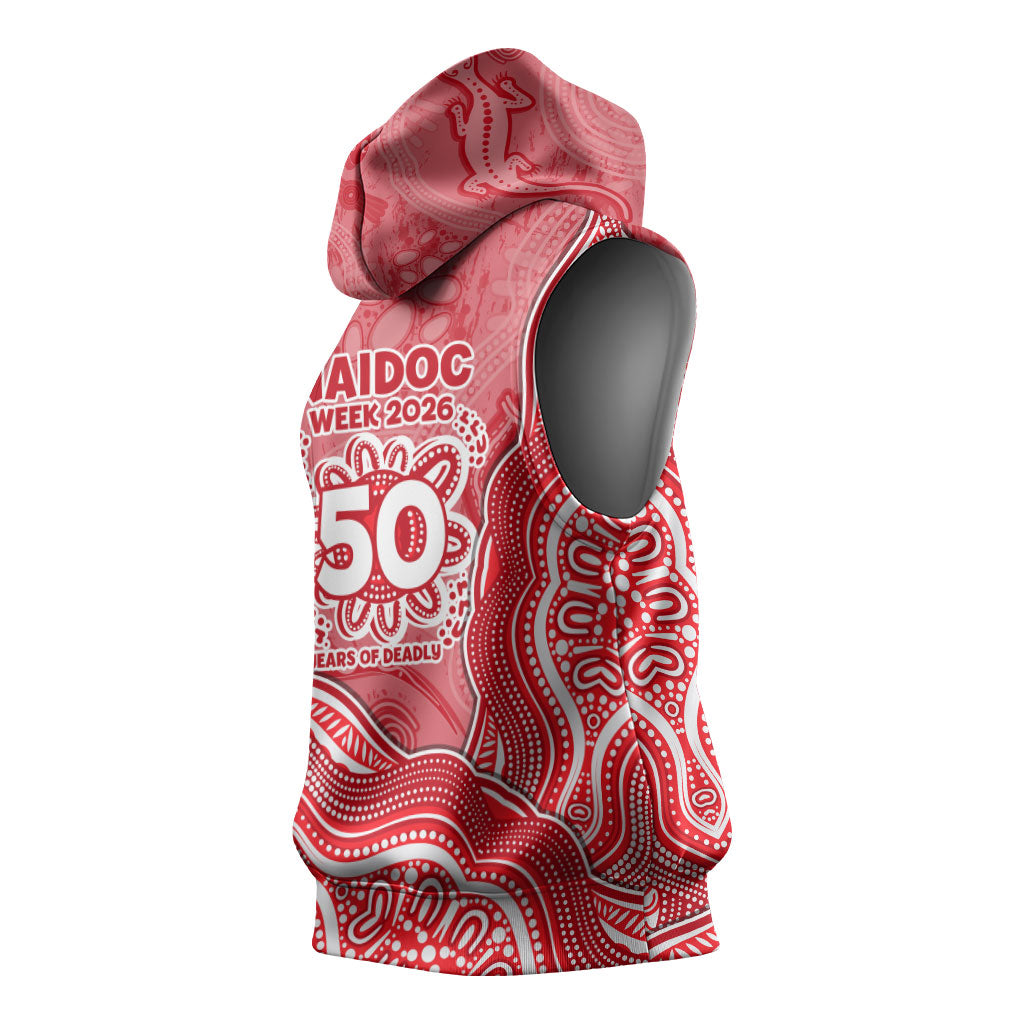 Dolphins NAIDOC Week 2026 Sleeveless Hoodie First Nations of Australia Aboriginal Mascot Rugby