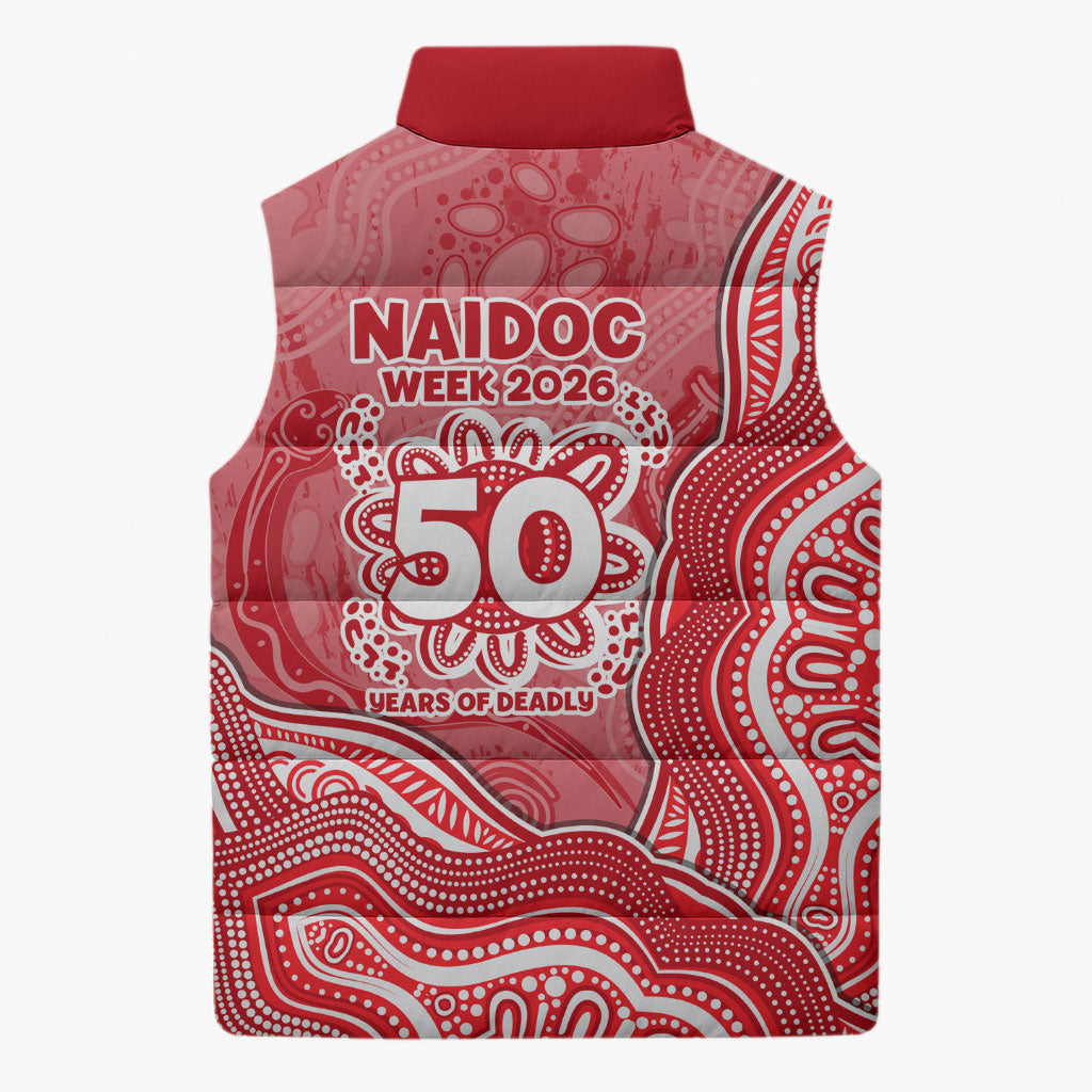 Dolphins NAIDOC Week 2026 Sleeveless Puffer Jacket First Nations of Australia Aboriginal Mascot Rugby