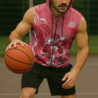 Dolphins NAIDOC Week 2026 Sleeveless Zip Hoodie First Nations of Australia Aboriginal Mascot Rugby