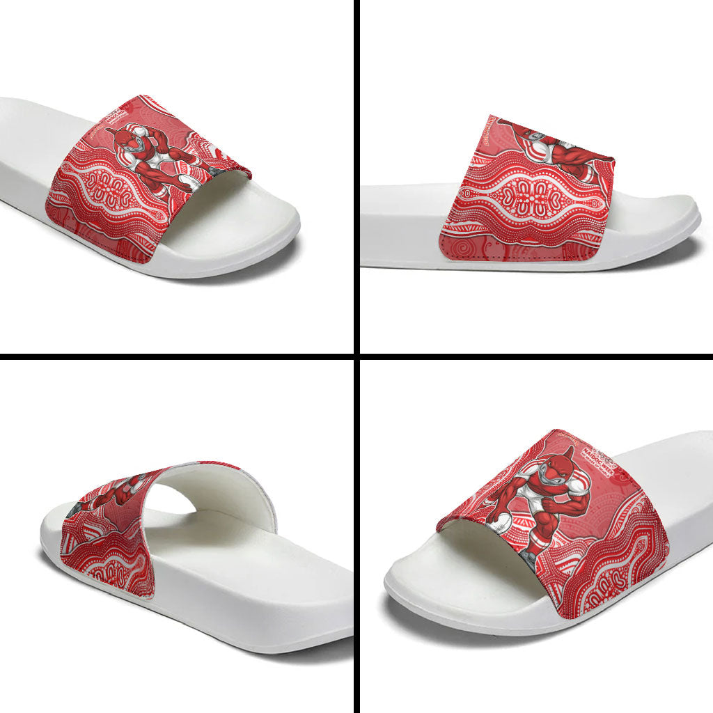 Dolphins NAIDOC Week 2026 Slide Sandals First Nations of Australia Aboriginal Mascot Rugby