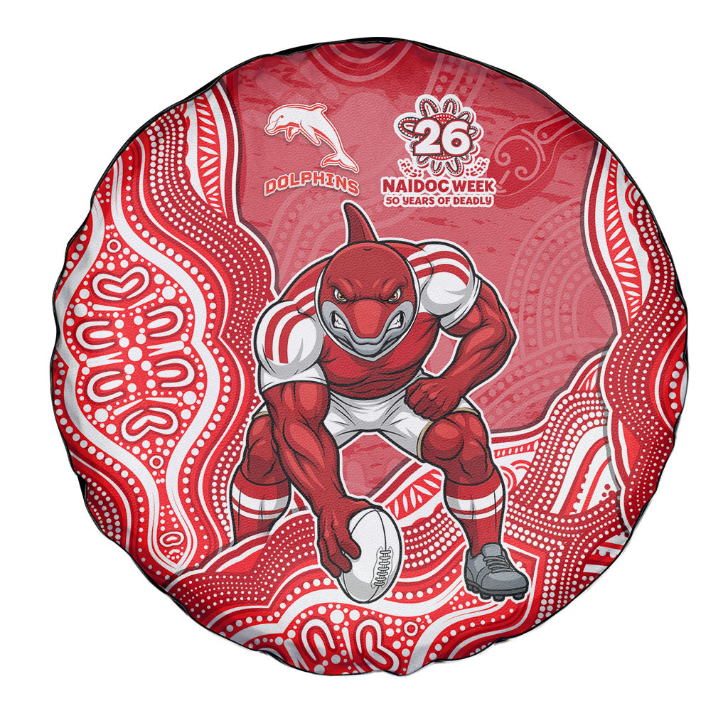 Dolphins NAIDOC Week 2026 Spare Tire Cover First Nations of Australia Aboriginal Mascot Rugby
