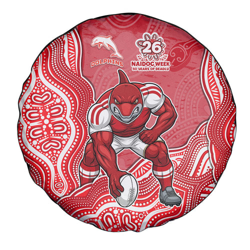 Dolphins NAIDOC Week 2026 Spare Tire Cover First Nations of Australia Aboriginal Mascot Rugby