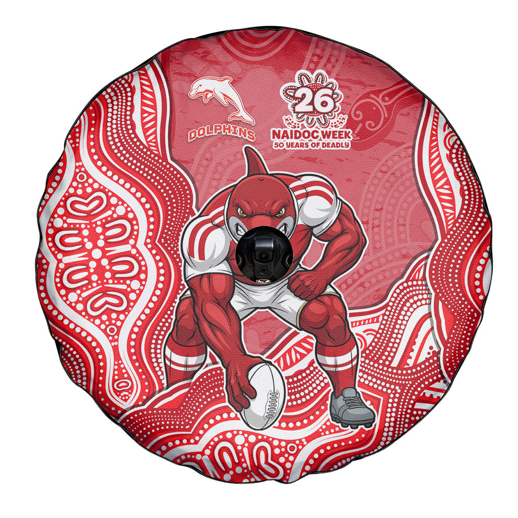 Dolphins NAIDOC Week 2026 Spare Tire Cover First Nations of Australia Aboriginal Mascot Rugby