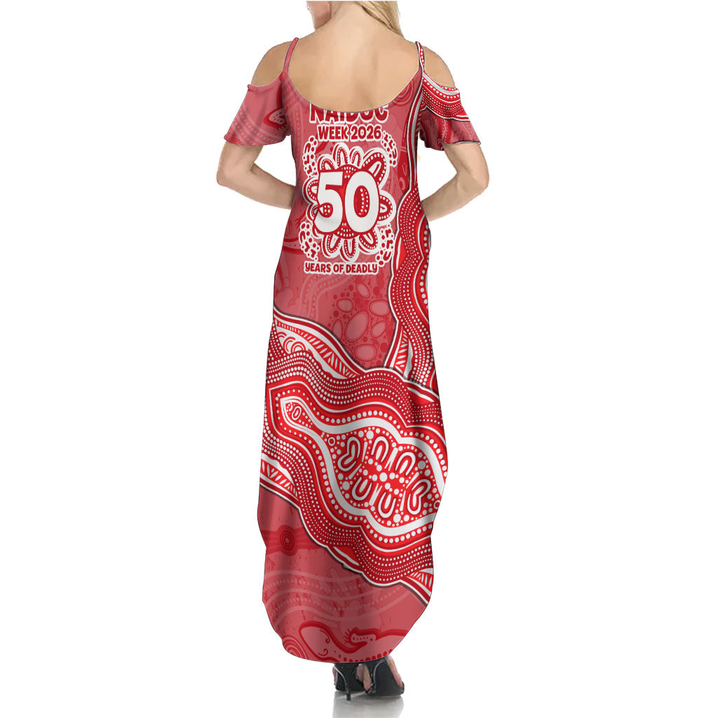 Dolphins NAIDOC Week 2026 Summer Maxi Dress First Nations of Australia Aboriginal Mascot Rugby