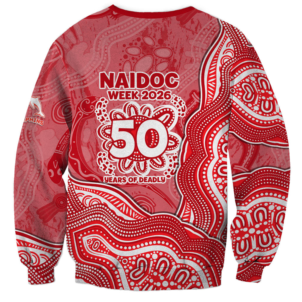 Dolphins NAIDOC Week 2026 Sweatshirt First Nations of Australia Aboriginal Mascot Rugby