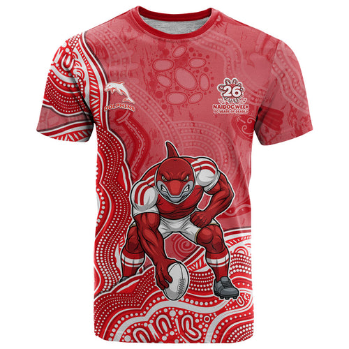 Dolphins NAIDOC Week 2026 T Shirt First Nations of Australia Aboriginal Mascot Rugby