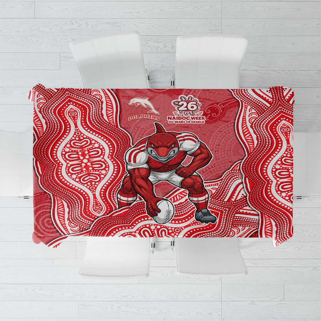 Dolphins NAIDOC Week 2026 Tablecloth First Nations of Australia Aboriginal Mascot Rugby