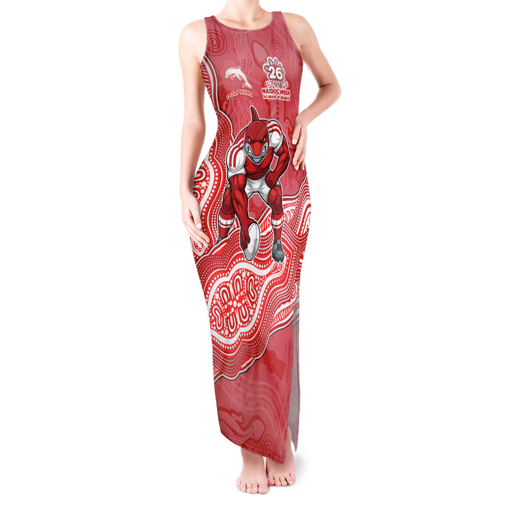Dolphins NAIDOC Week 2026 Tank Maxi Dress First Nations of Australia Aboriginal Mascot Rugby