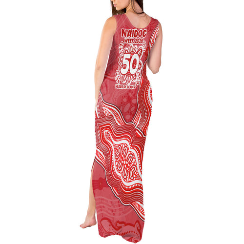 Dolphins NAIDOC Week 2026 Tank Maxi Dress First Nations of Australia Aboriginal Mascot Rugby