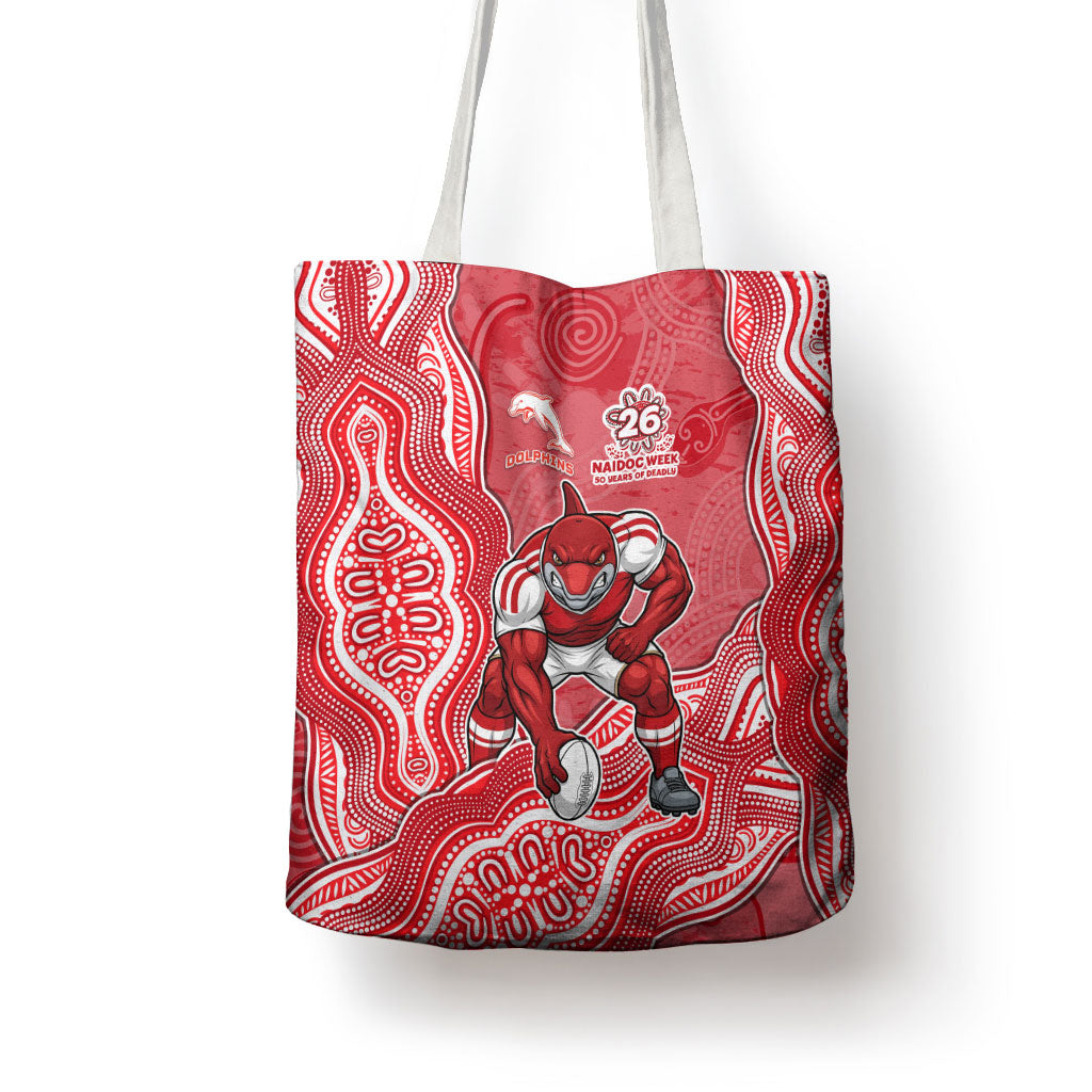 Dolphins NAIDOC Week 2026 Tote Bag First Nations of Australia Aboriginal Mascot Rugby