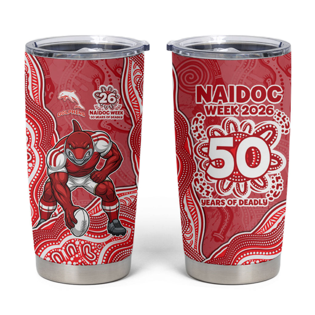 Dolphins NAIDOC Week 2026 Tumbler Cup First Nations of Australia Aboriginal Mascot Rugby