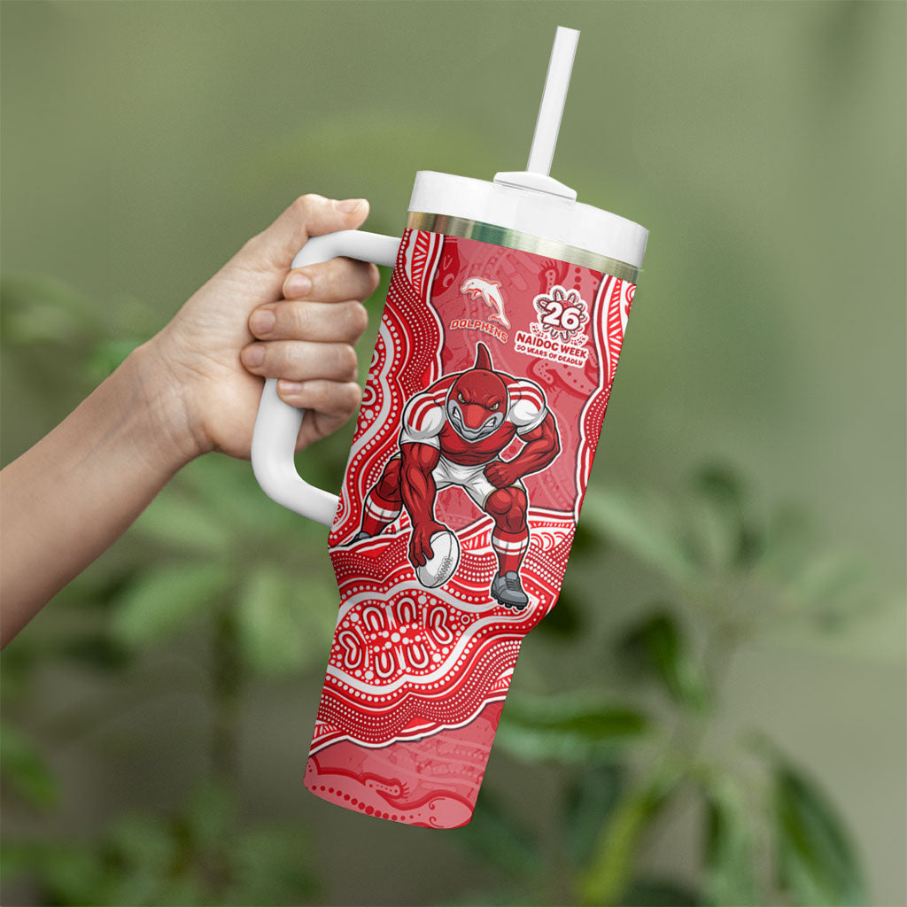 Dolphins NAIDOC Week 2026 Tumbler With Handle First Nations of Australia Aboriginal Mascot Rugby