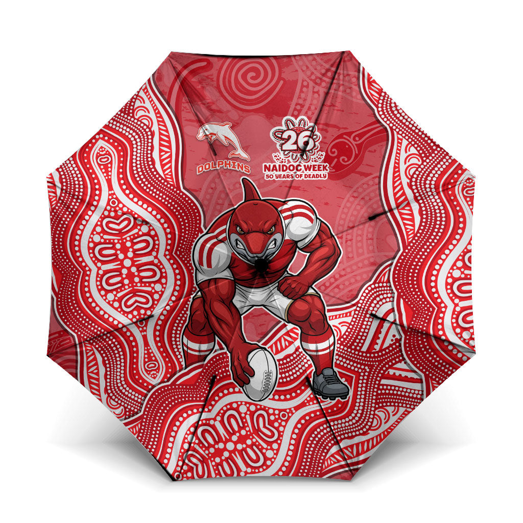 Dolphins NAIDOC Week 2026 Umbrella First Nations of Australia Aboriginal Mascot Rugby