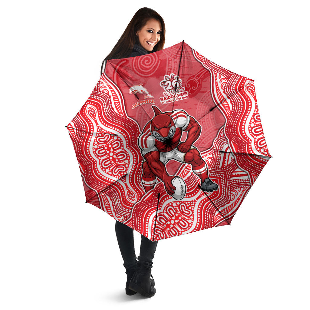 Dolphins NAIDOC Week 2026 Umbrella First Nations of Australia Aboriginal Mascot Rugby